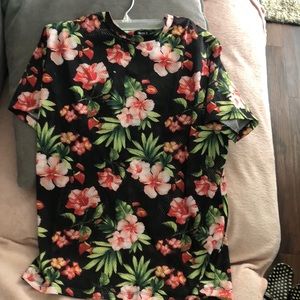 Forever 21 floral see through tee.